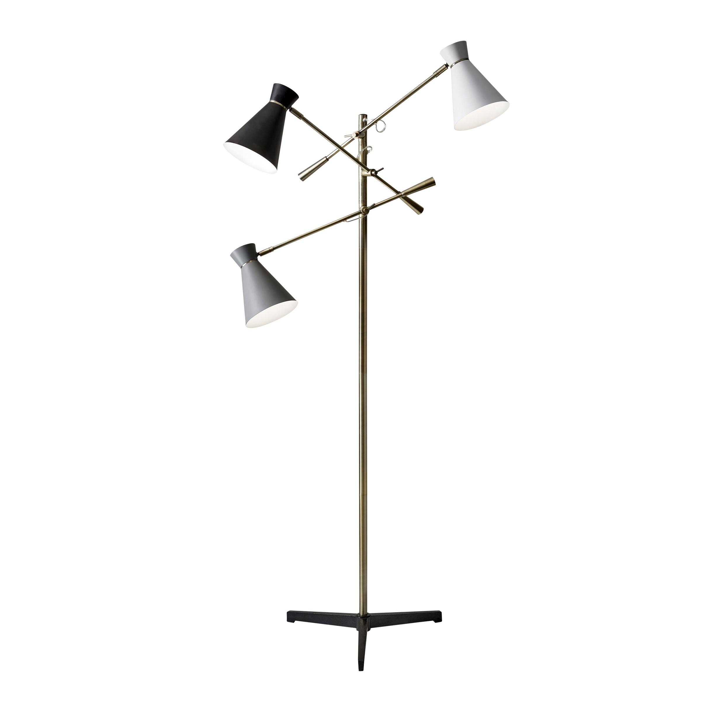 Adesso Lyle 3-Arm Floor Lamp - Image 0