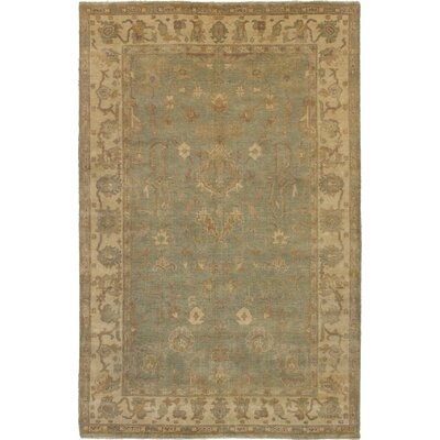 One-of-a-Kind Sevilla Hand-Knotted Gray 5'6" x 8'8" Wool Area Rug - Image 0