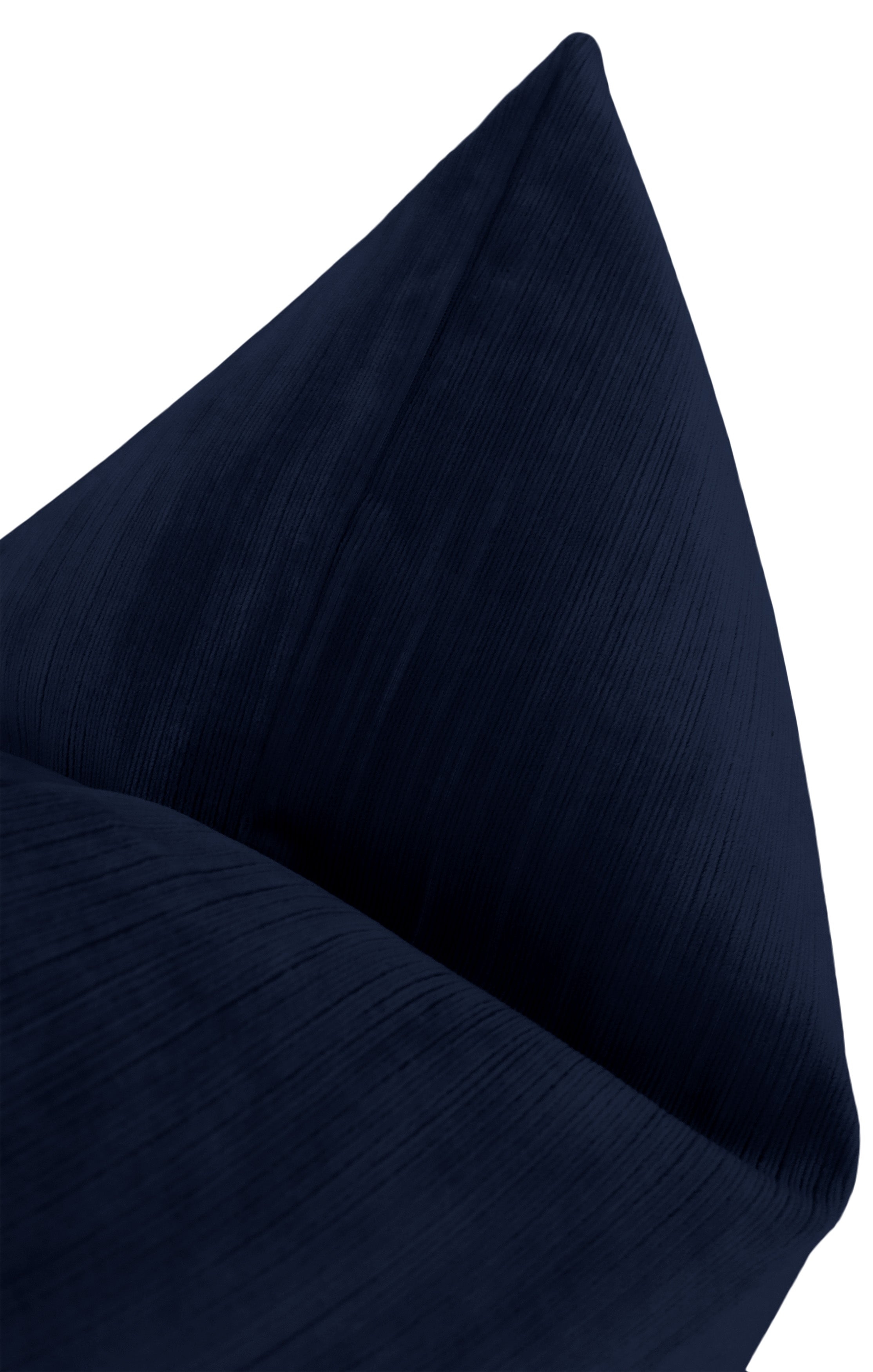 STRIE VELVET // NAVY BLUE - BY THE YARD - Image 2