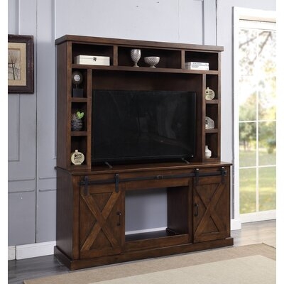 Euless Entertainment Center for TVs up to 70" with Electric Fireplace Included - Image 0