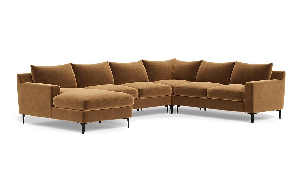 Sloan 4-Piece Corner Sectional Sofa with Left Chaise - Image 1