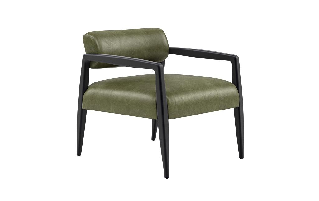 Gwen Leather Accent Chair - Image 1