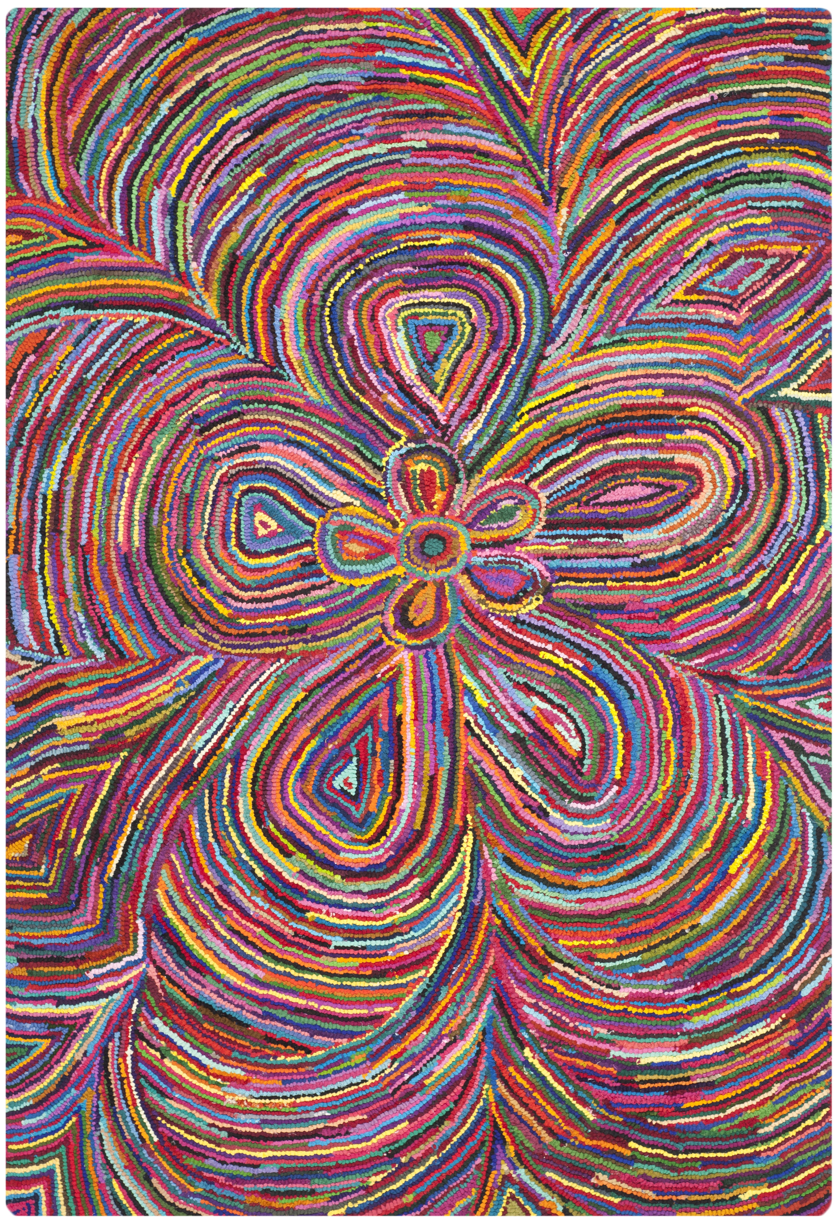 Arlo Home Hand Tufted Area Rug, NAN445A, Multi,  6' X 9' - Image 0