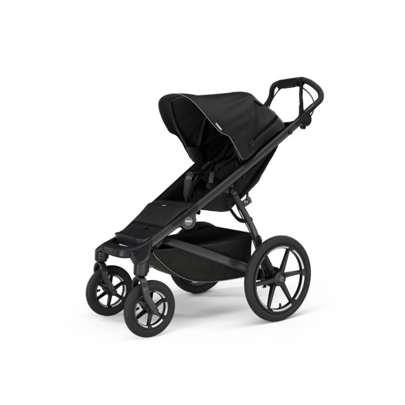 Thule Urban Glide Black 4-Wheel All Terrain Stroller with Bumper Bar Bundle - Image 3