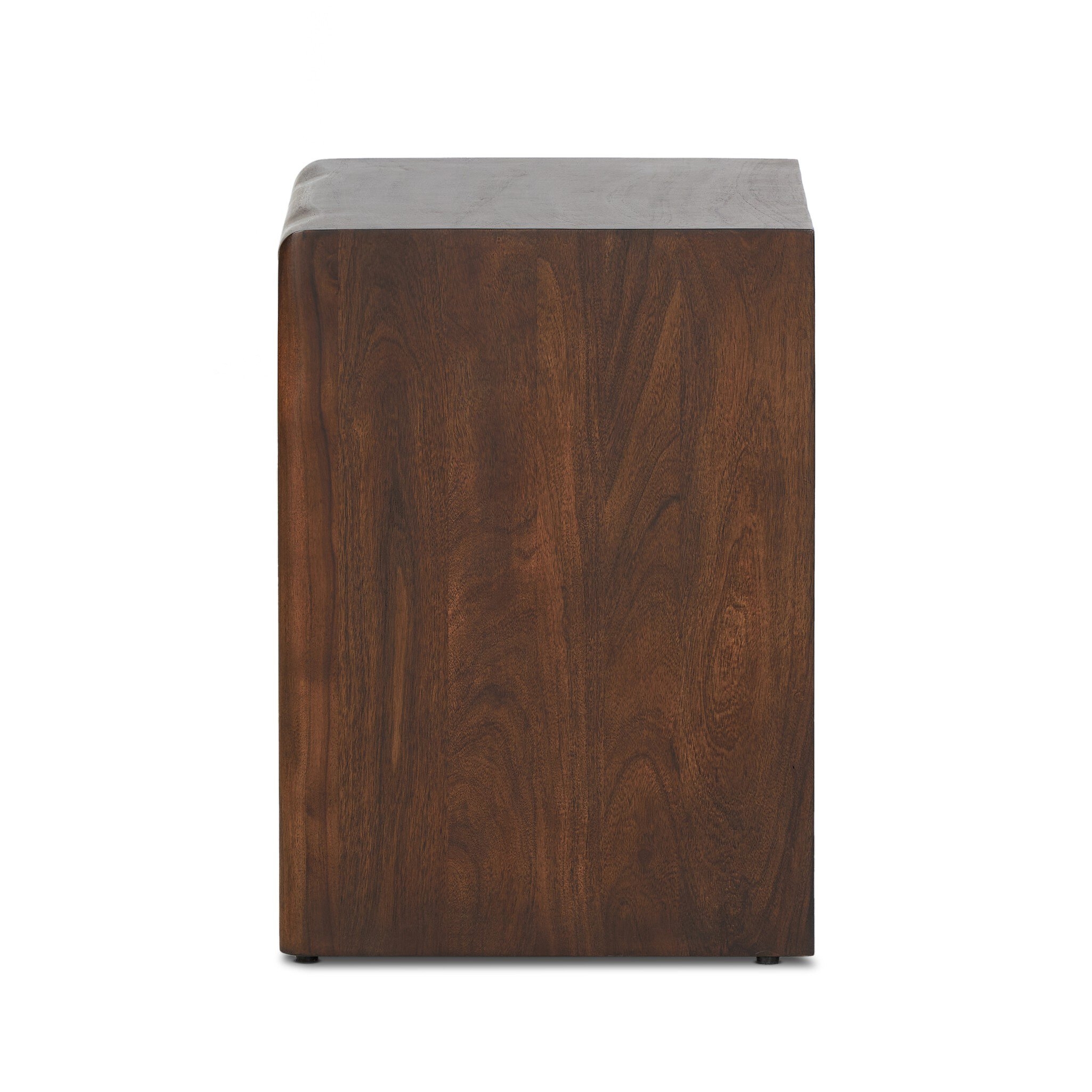 Nigel Nightstand - Rustic Brown Acacia - Image 2