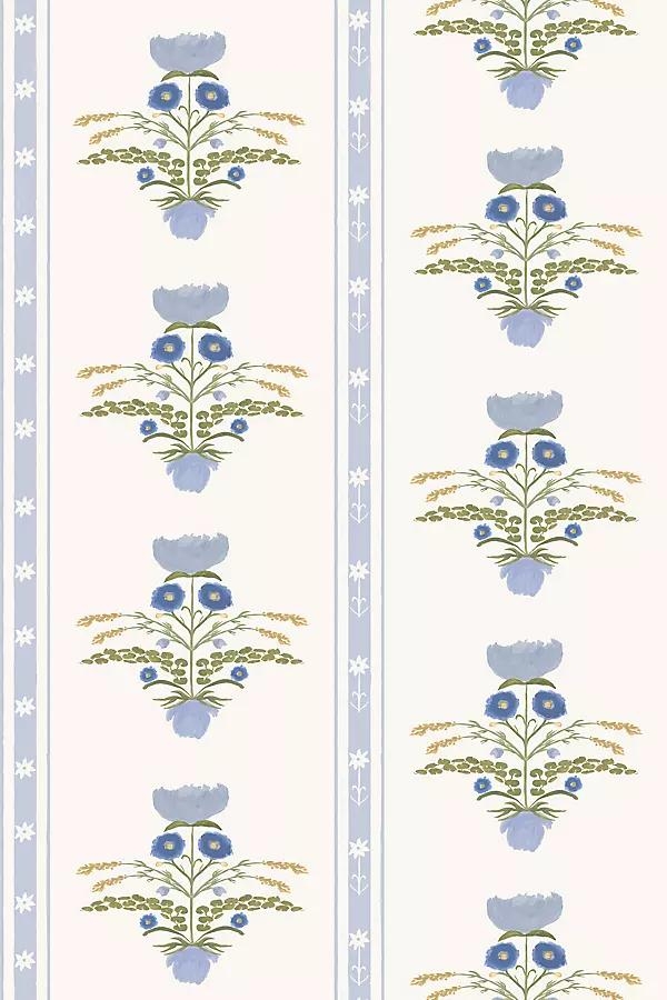 Lotus Garden Floral Peel-and-Stick Wallpaper - Image 0