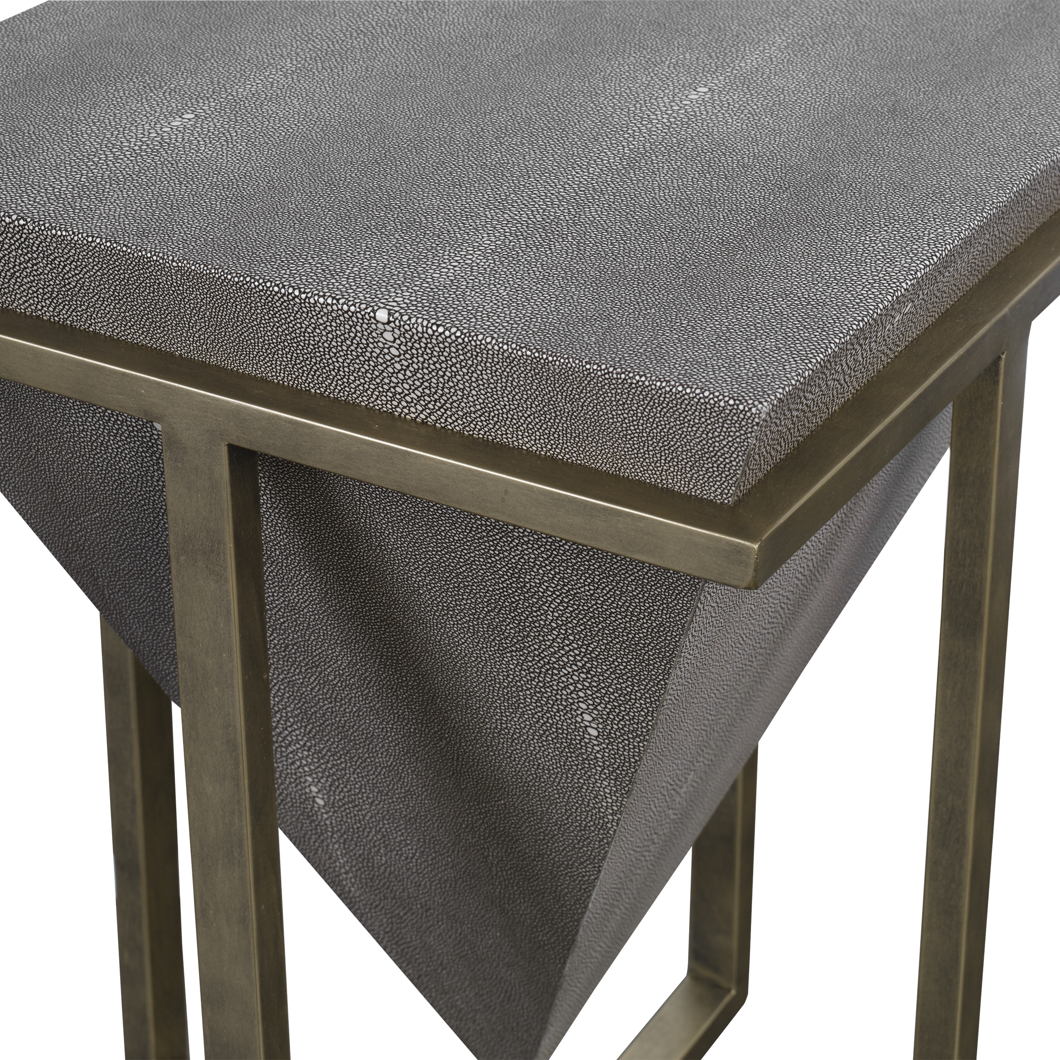 Bertrand Shagreen Accent Table - Image 3
