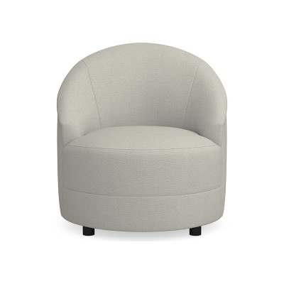 Capri Occasional Chair, Performance Slub Weave, Light Gray - Image 0