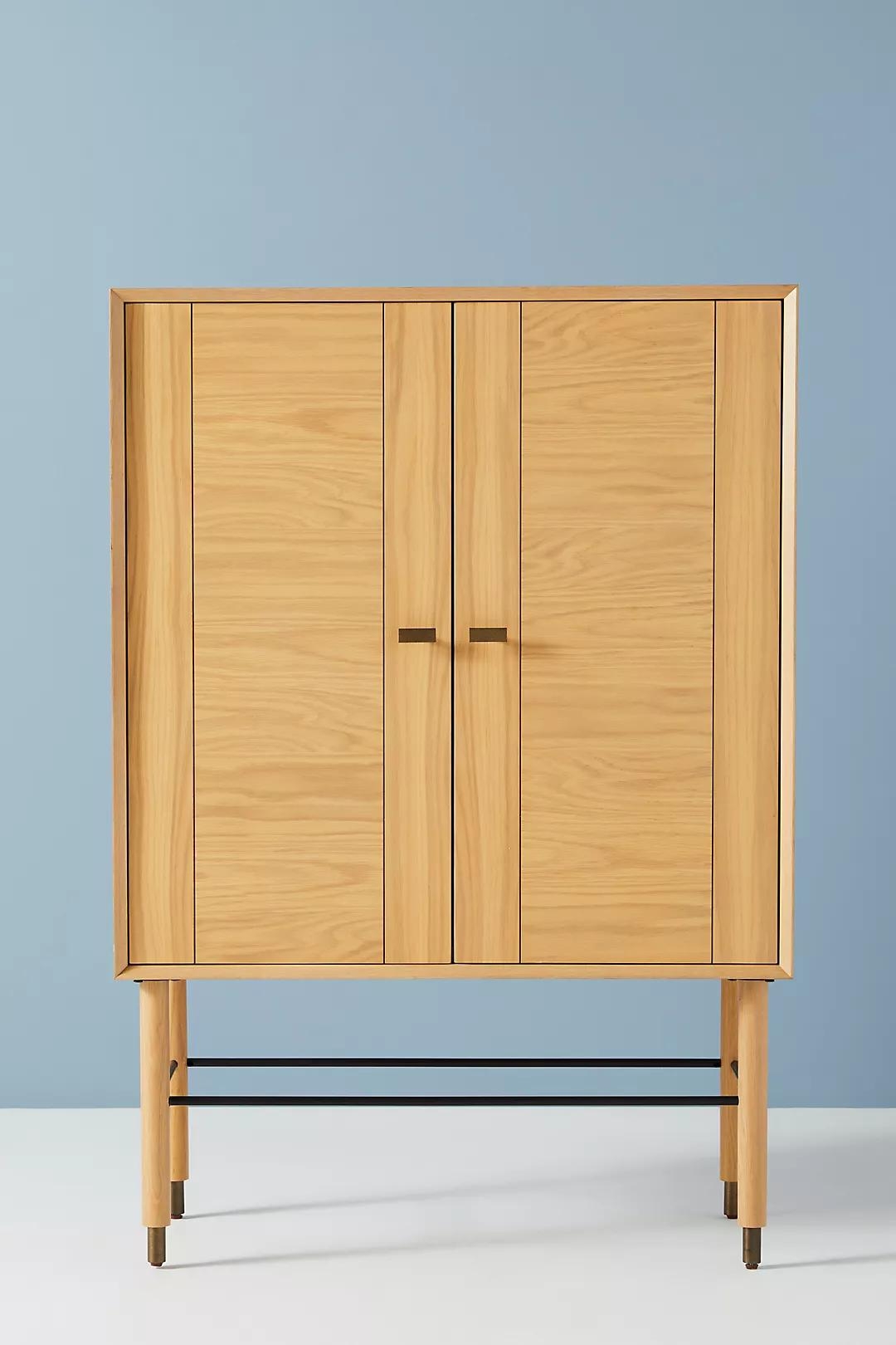 Avalene Bar Cabinet By Anthropologie in White - Image 0