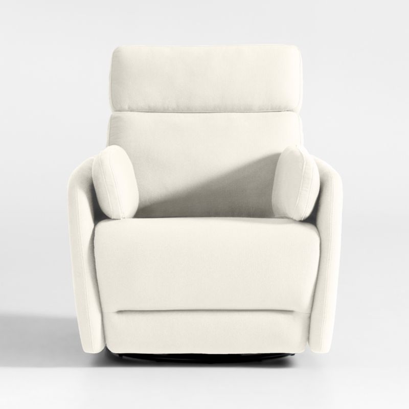 Owen Cream Nursery Electronic Power Recliner with Night Light - Image 4