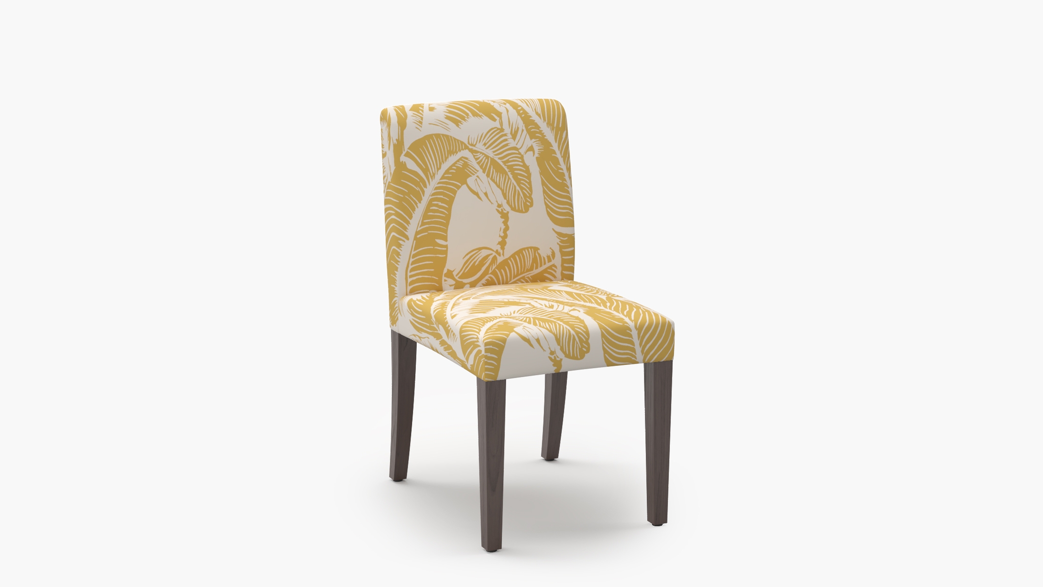 Signature Dining Chair, Ochre Martinique® Encore, Espresso Square Tapered Leg - Image 1