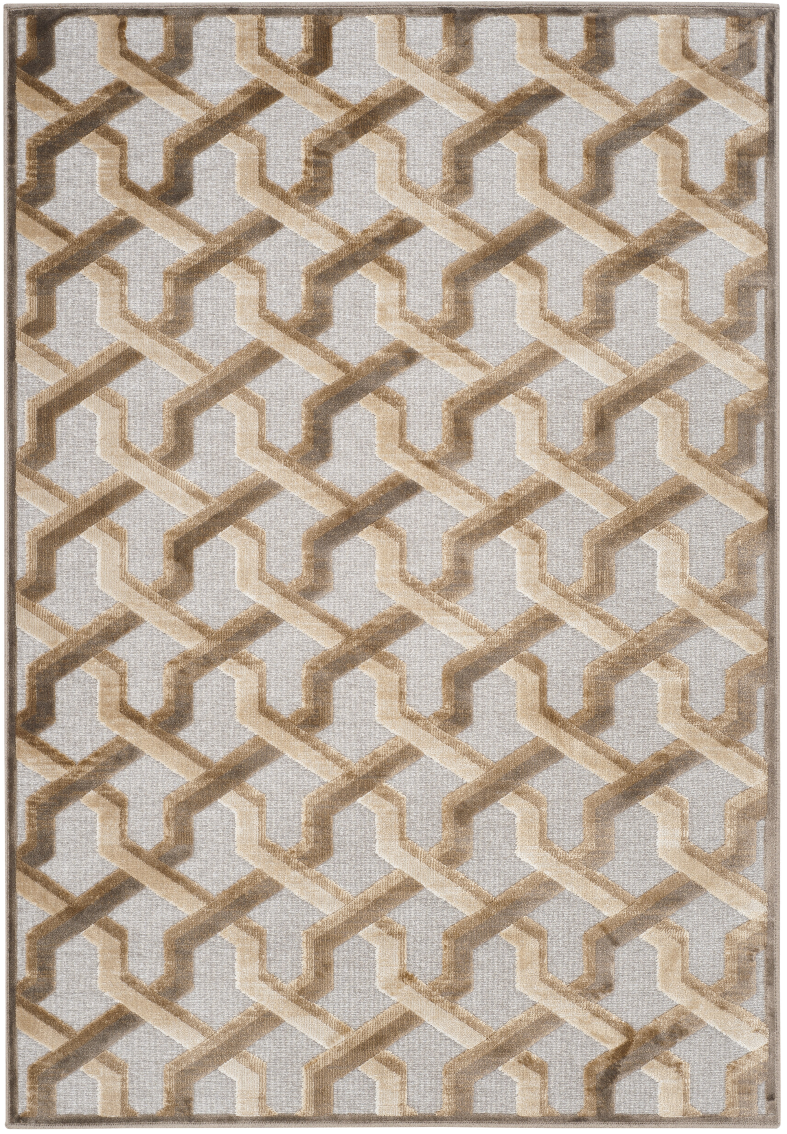 Arlo Home Woven Area Rug, PAR354-3110, Mouse,  4' X 5' 7" - Image 0