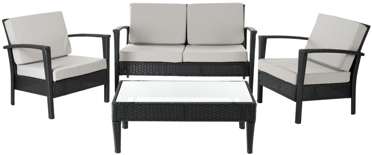 Piscataway Set - Black/Grey - Safavieh - Image 0