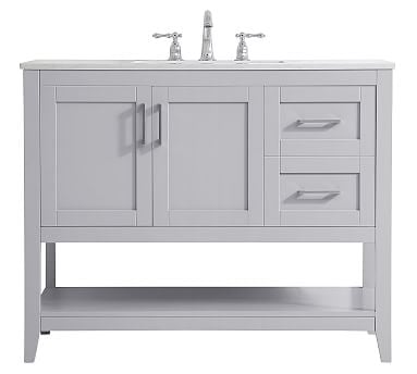 Gray Belleair Single Sink Vanity, 42" - Image 0