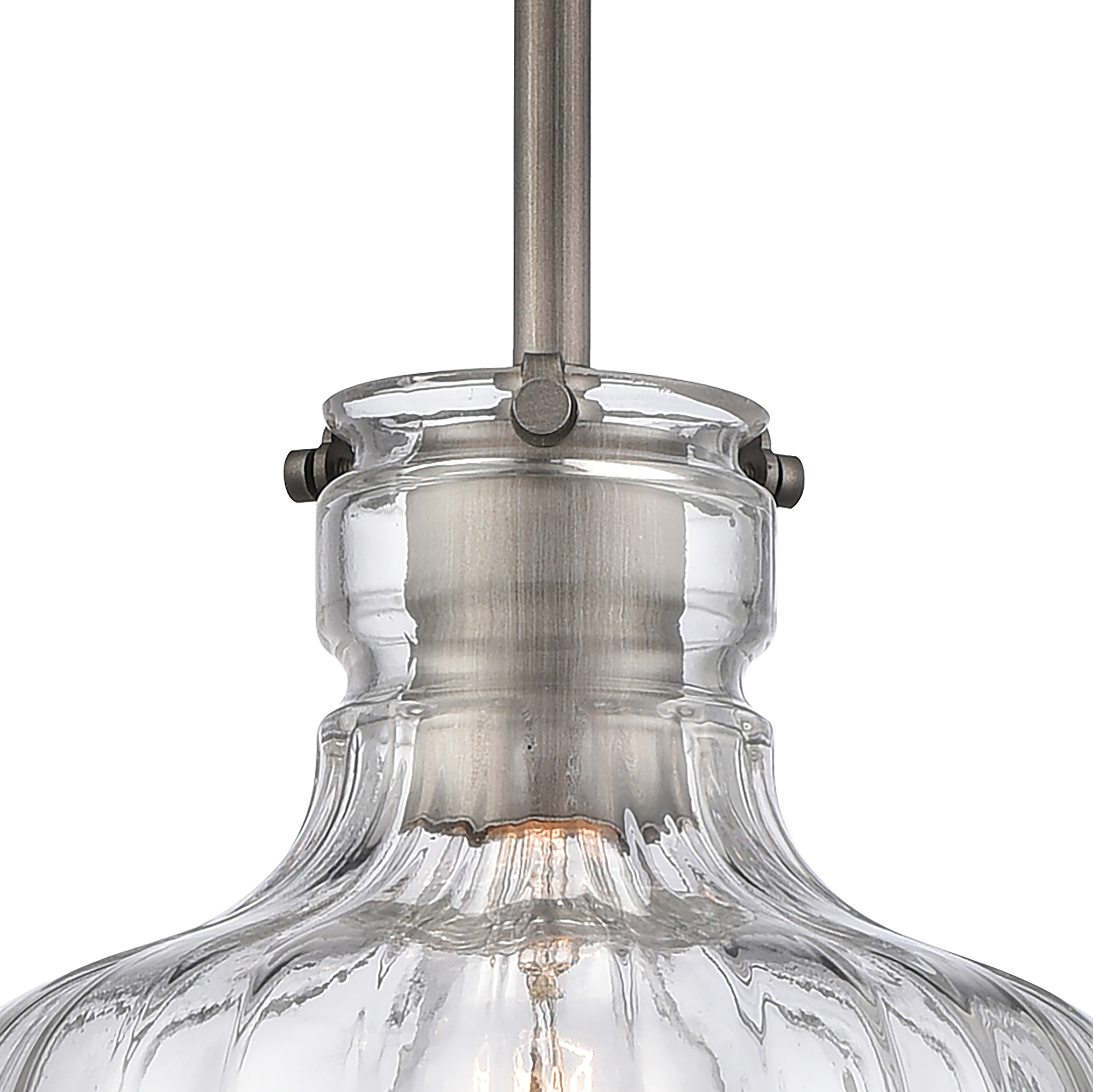 Orinoco 8'' Wide 1-Light Mini Pendant - Weathered Zinc - Image 2