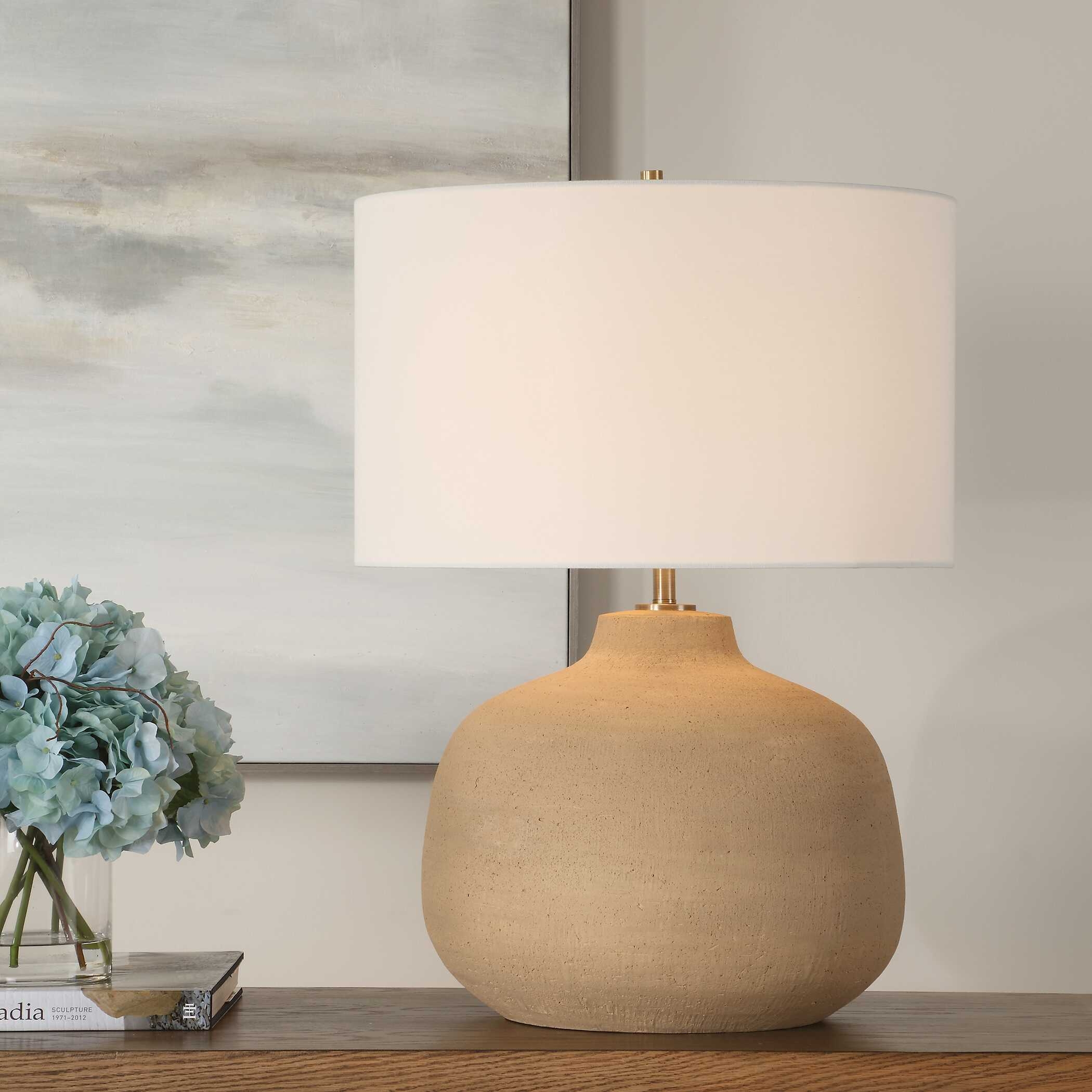 Cline Terracotta Table Lamp - Image 1