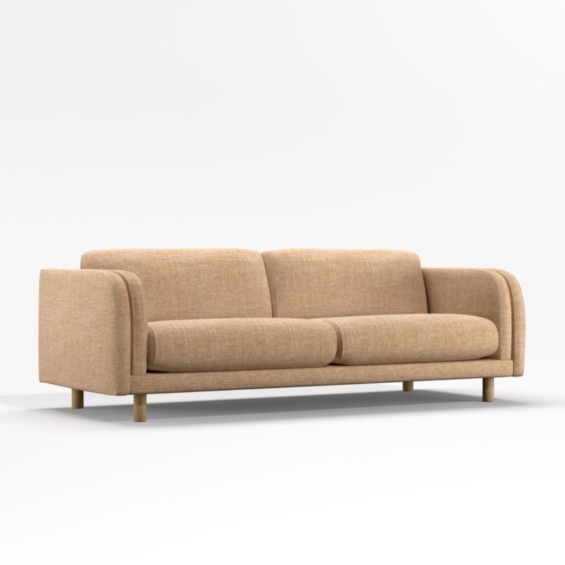 Pershing Curved-Arm Sofa - Image 1