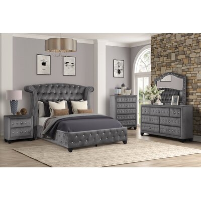 Rausch Upholstered Standard 4 Piece Bedroom Set - Image 0