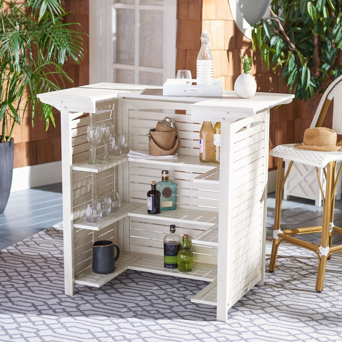 Monterey Bar Table - White - Safavieh - Image 2