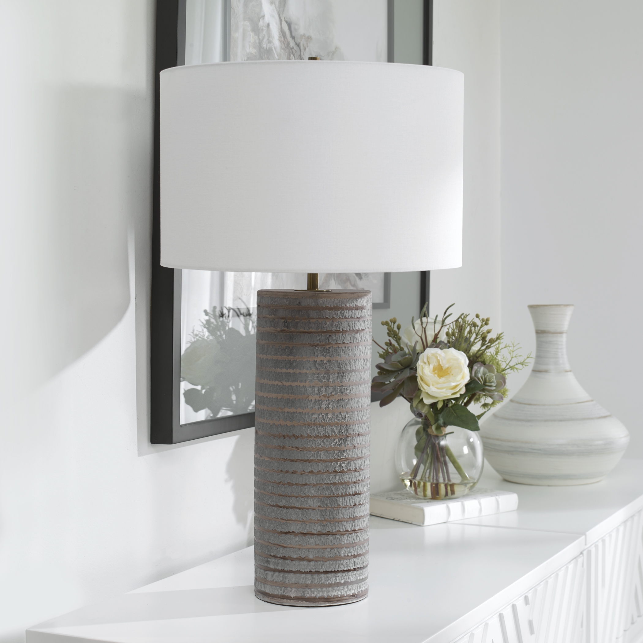 Monolith Gray Table Lamp - Image 8