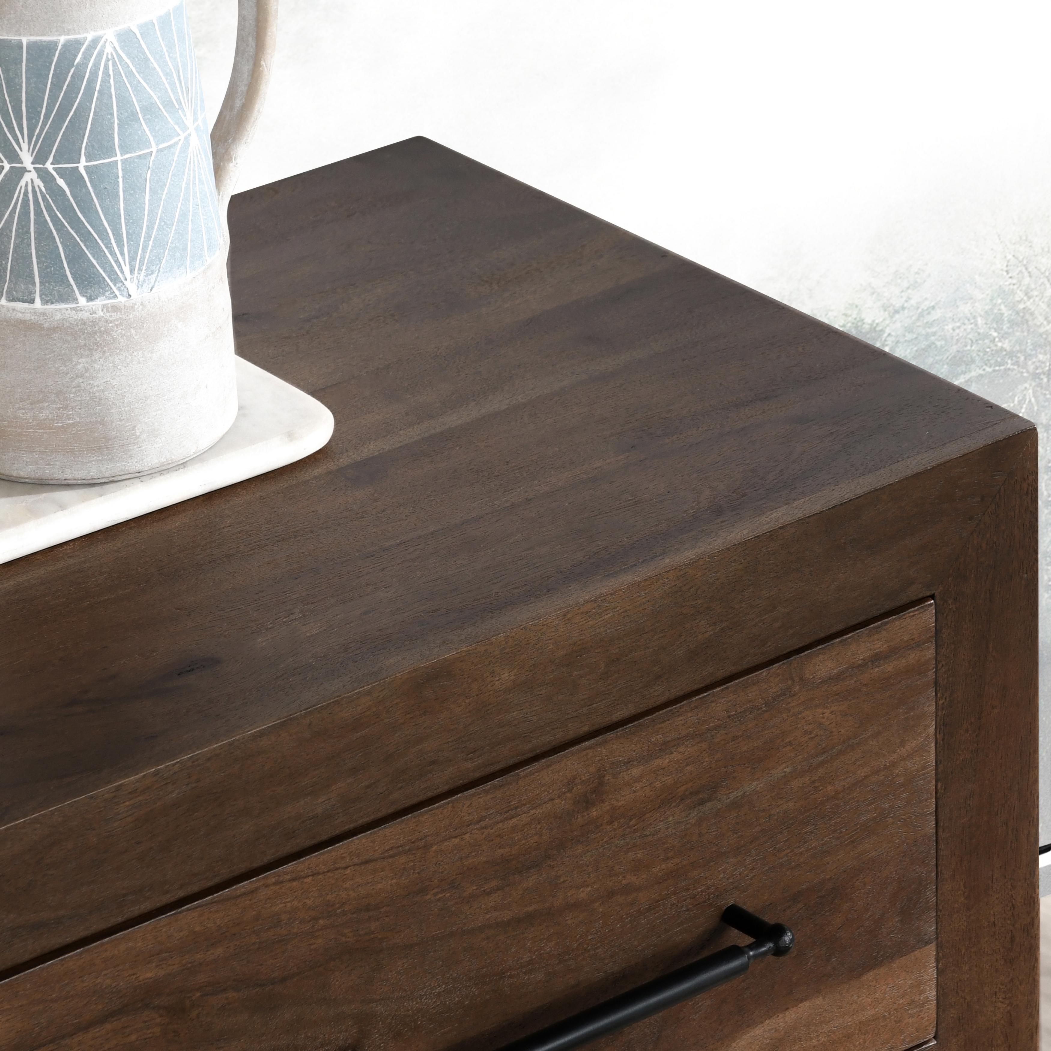 Jaxon Wood 2Dwr Nightstand Cocoa Brown - Image 10