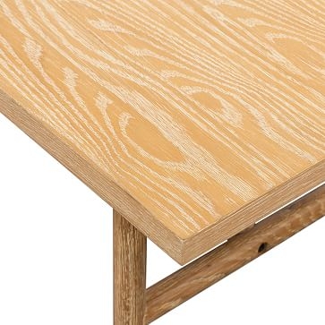 Geometric Oak Base Coffee Table - Image 2