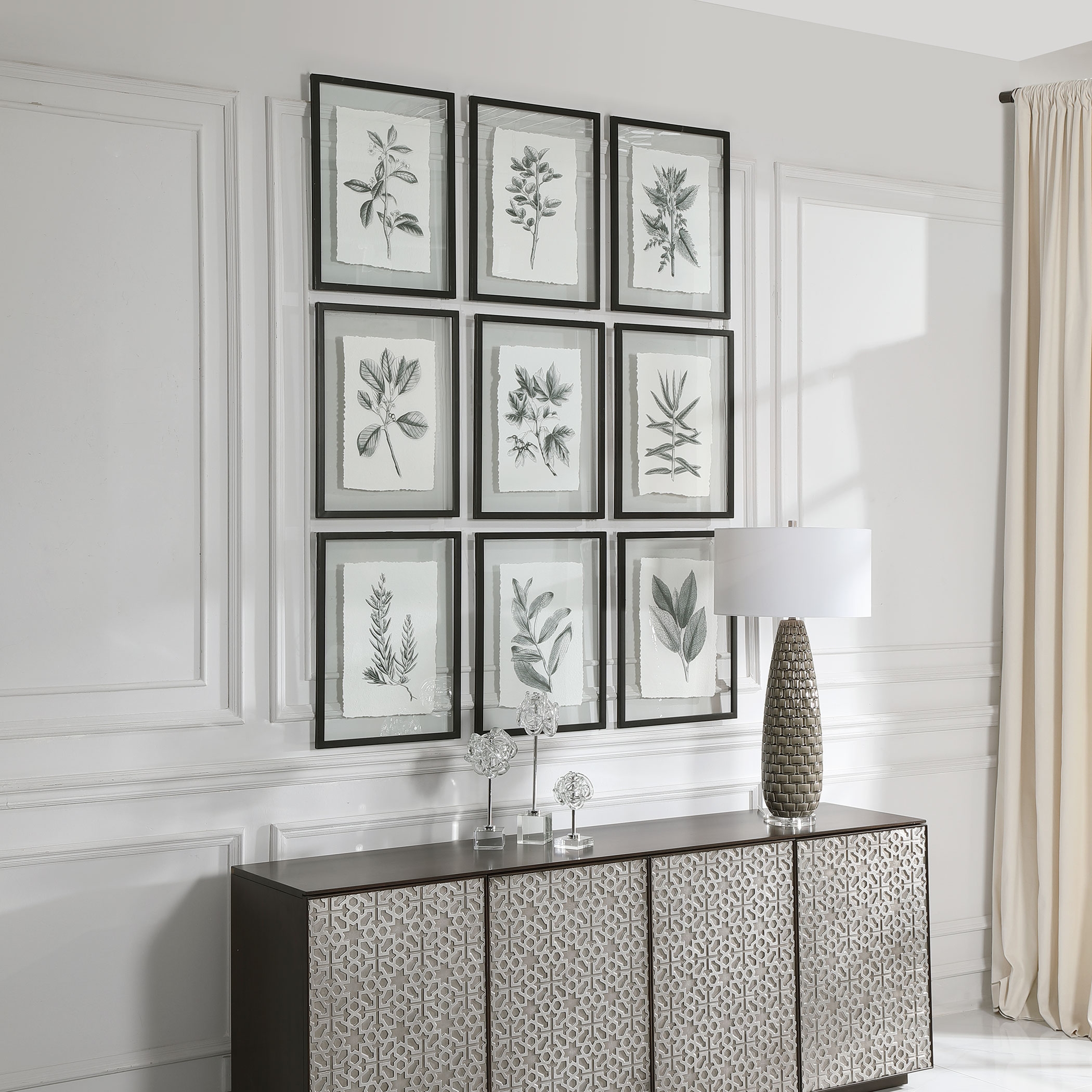 Farmhouse Florals Framed Prints Set/9 - Image 3