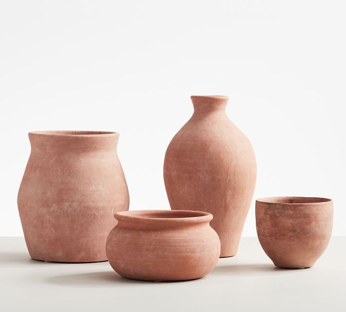 Terra Cotta Vases, Olpe, 9.75" - Image 4