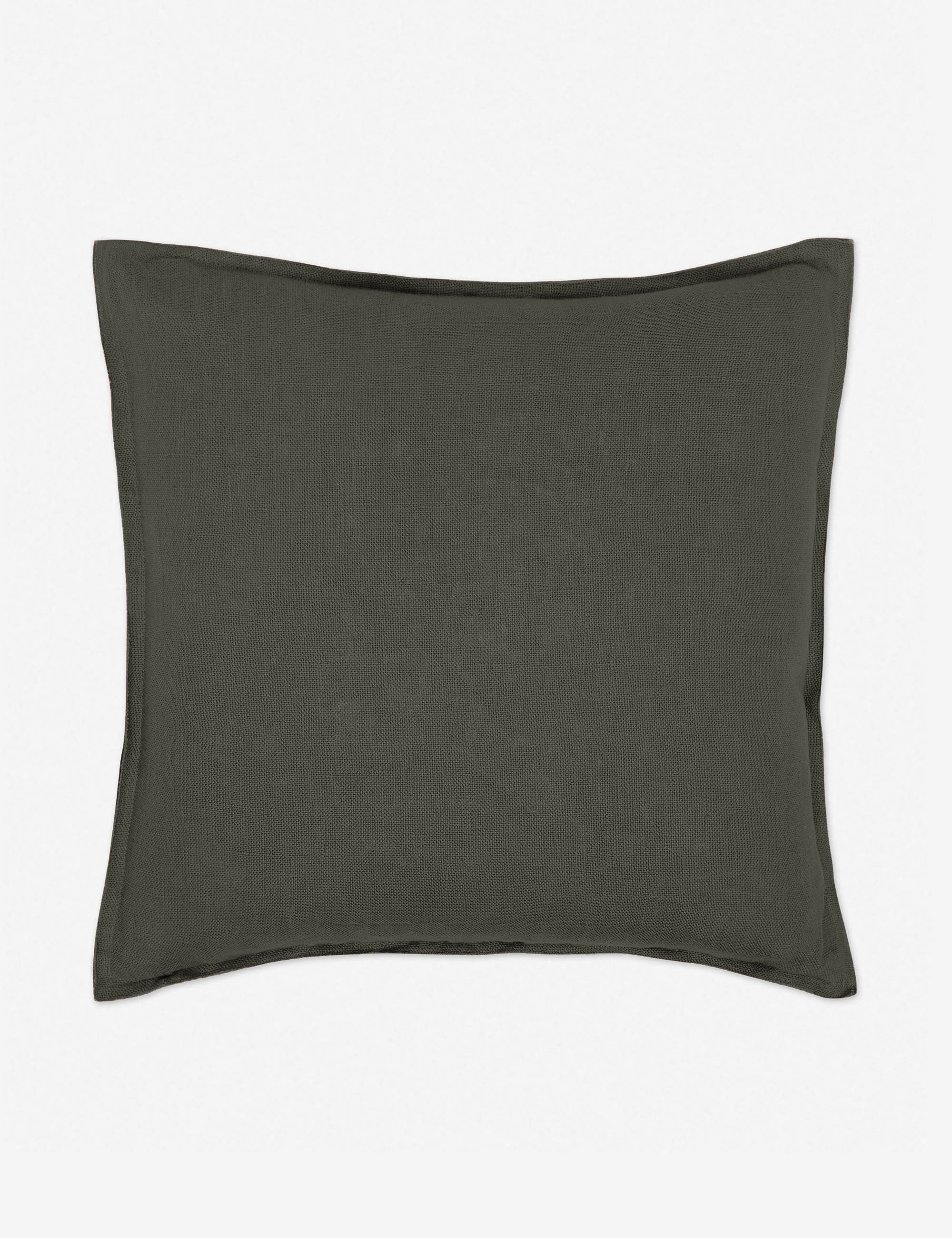 Arlo Linen Pillow, Conifer - Image 0