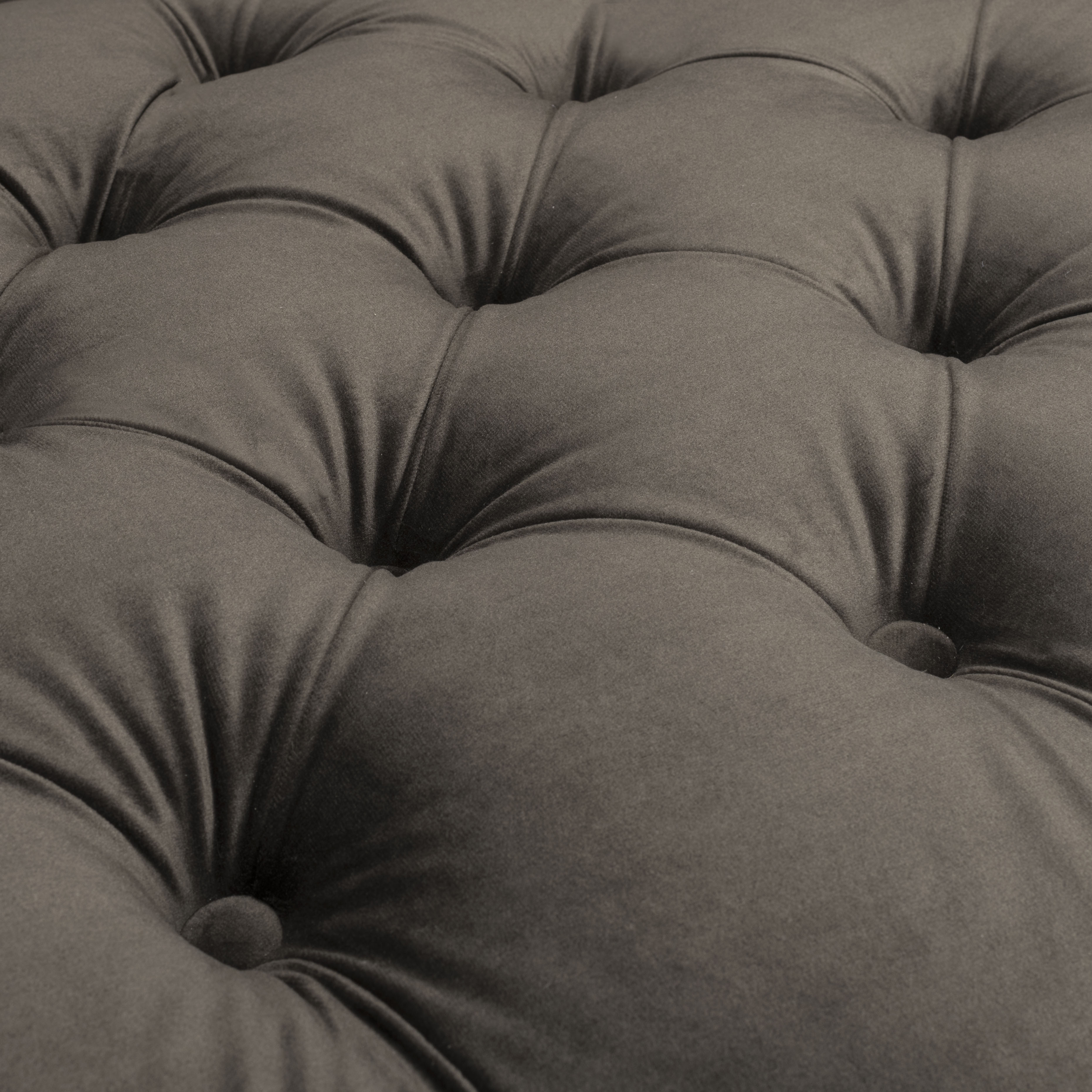 Vydia Velvet Tufted Sofa - Dark Mink - Safavieh - Image 6