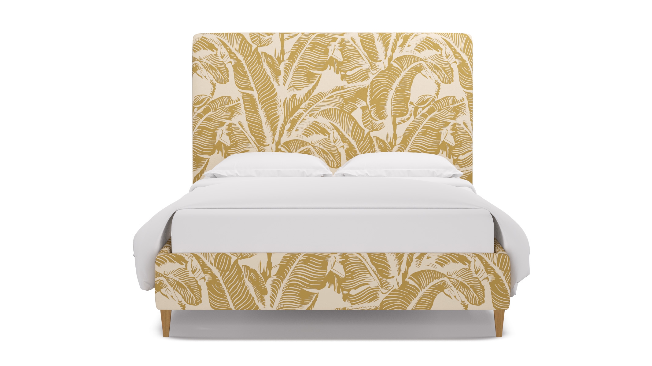 Classic Bed, Ochre Martinique® Encore, Natural Square Tapered Leg, Twin - Image 0