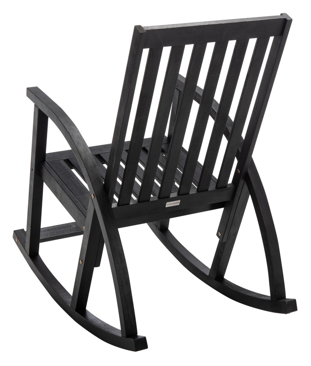 Clayton Rocking Chair - Black - Safavieh - Image 8