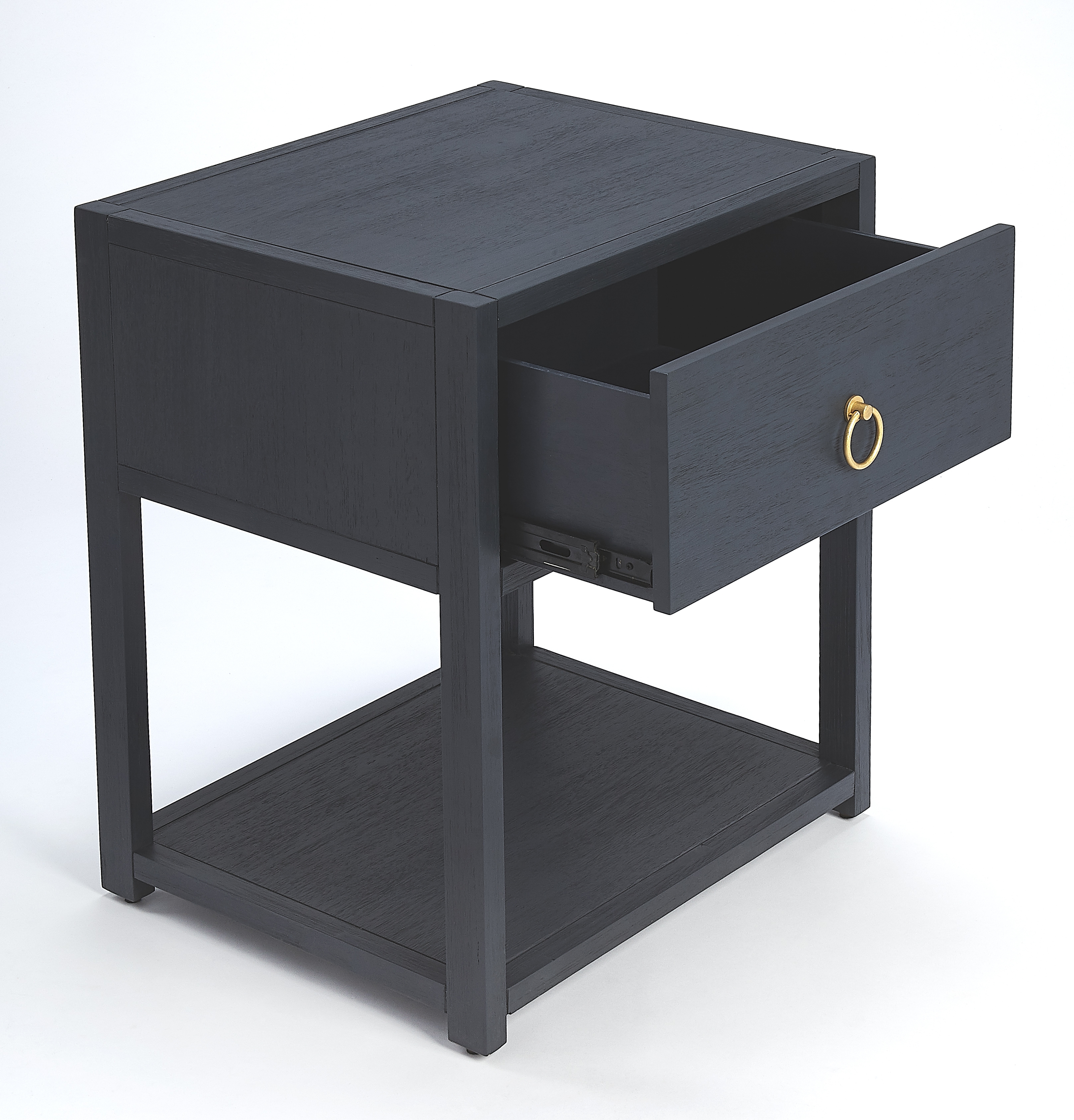 Lark Navy Blue End Table - Image 2