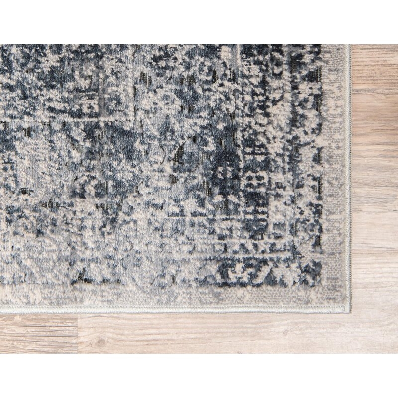 Lanett Oriental Area Rug, Dark Blue, 8' x 10' - Image 3