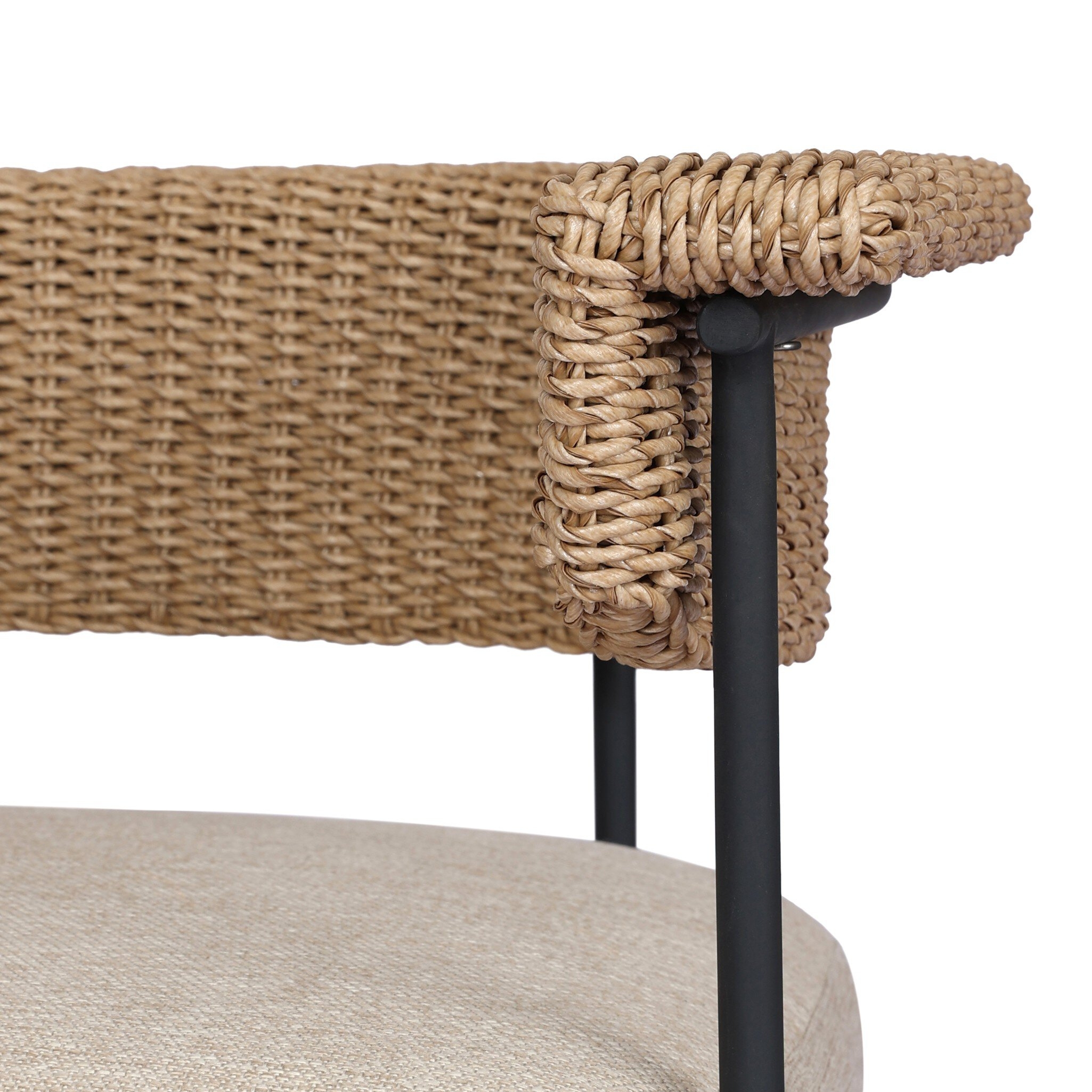 Carrie Outdoor Stool - Ellor Beige - Image 11