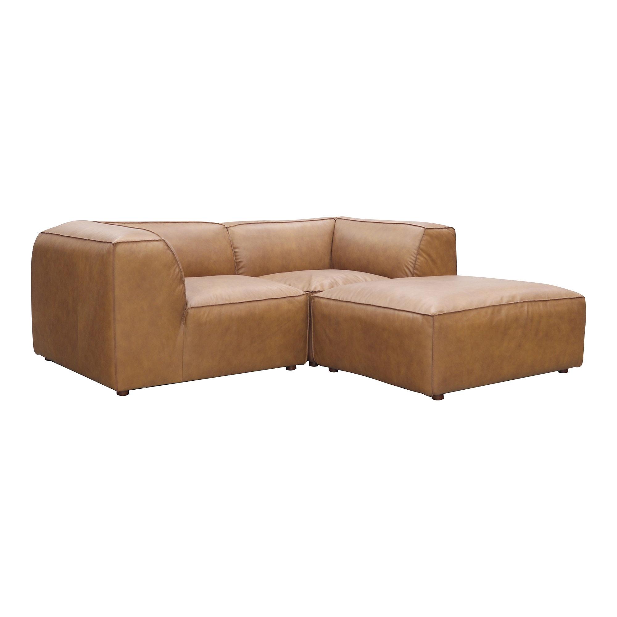 Form Nook Modular Sectional Sonoran Tan Leather - Image 1