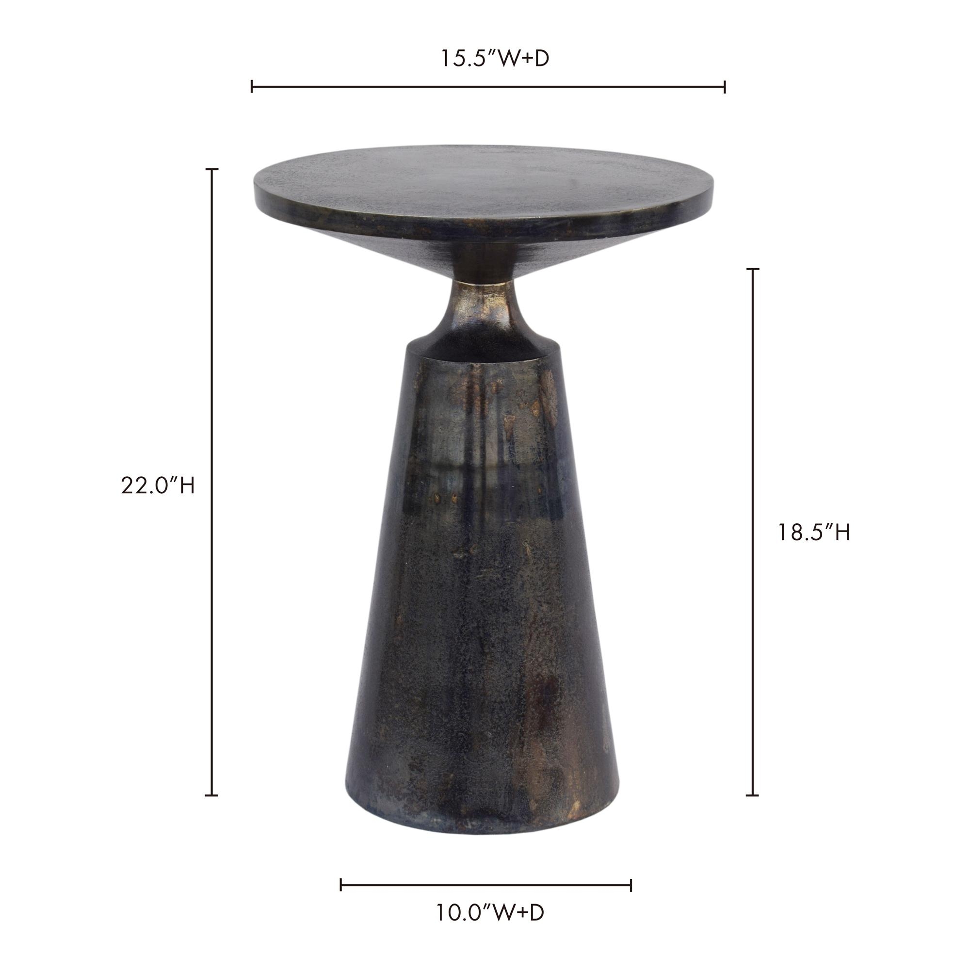 Sonja Accent Table Charcoal Grey - Image 8