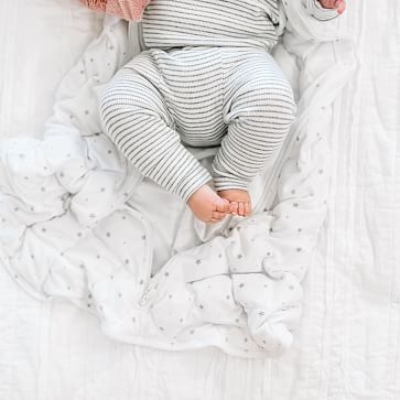 Dream Weighted Sack, 6-12 Months, White/Gray, WE Kids - Image 3