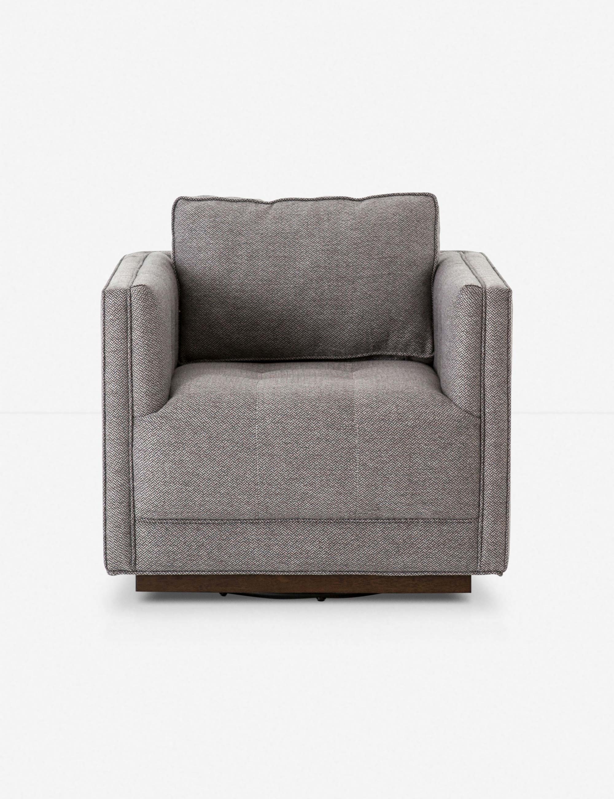 Constance Swivel Chair, Greystone - Image 0