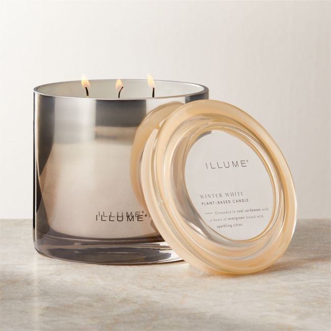 ILLUME ® Winter White Scented Candle 31.4 oz - Image 0