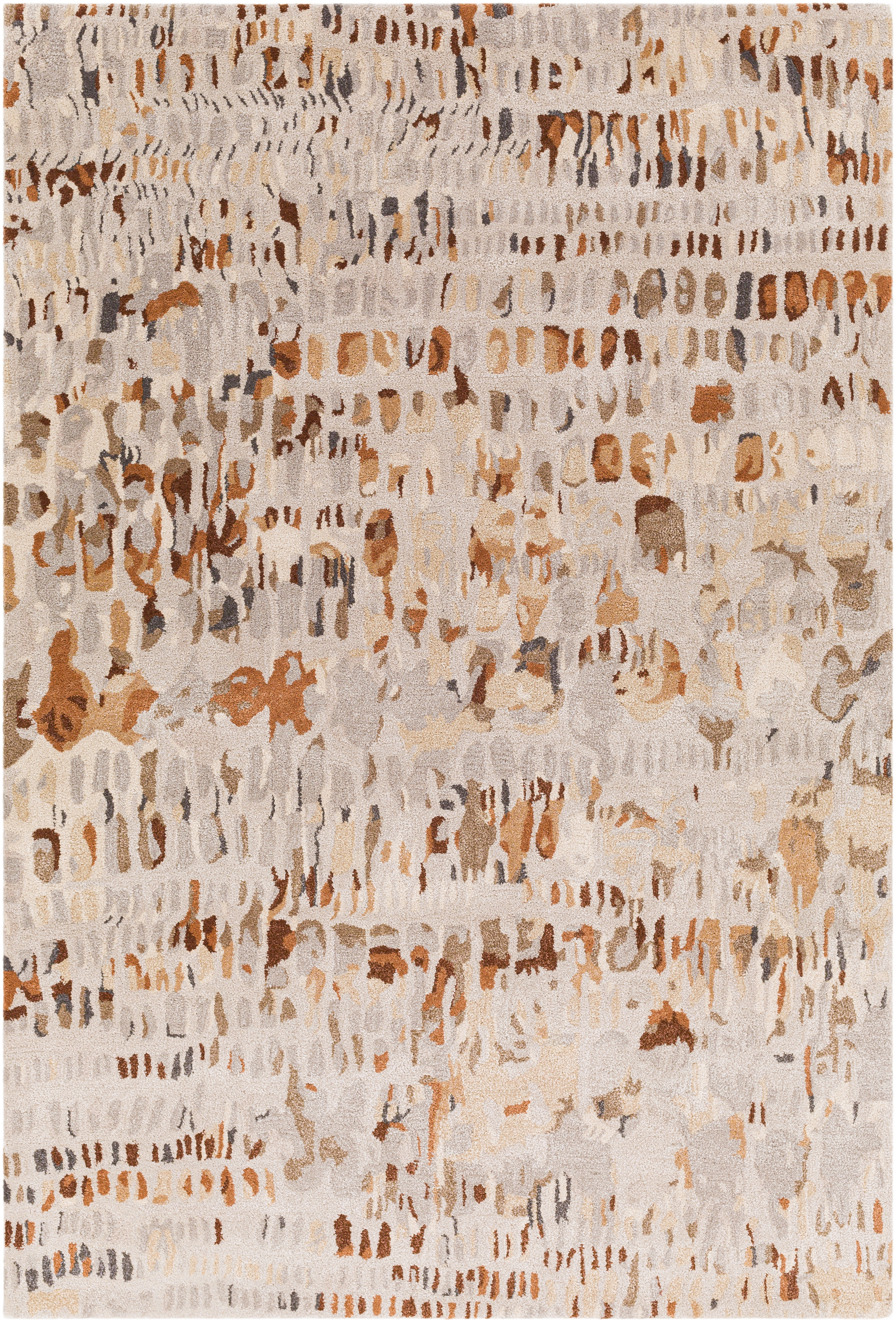 Kavita Beige Indoor 6' x 9' Handmade Rug - Image 0