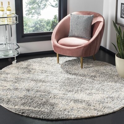 Rabia Gray/Cream Area Rug - Image 0