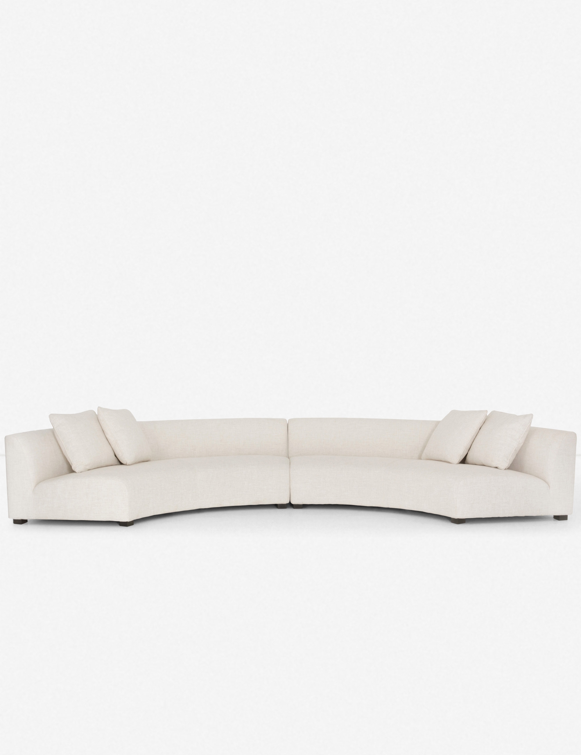 Saban 2-Piece Curved Sectional Sofa - Image 0