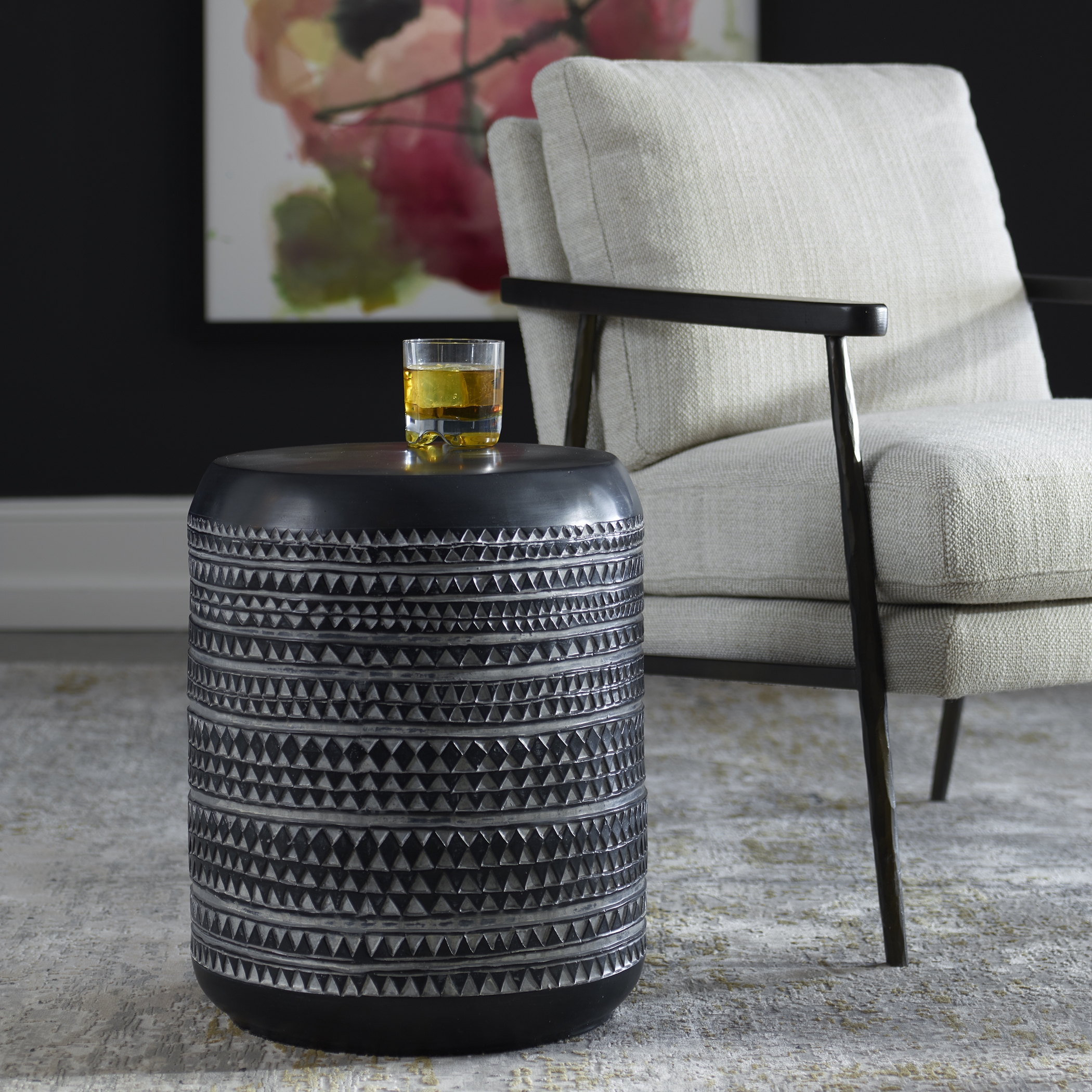 Cutting Edge Tribal Accent Table - Image 1