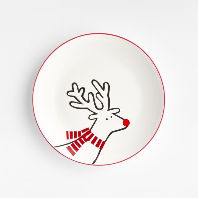 Joan Anderson Arctic Friends Holiday Salad Plate - Image 0