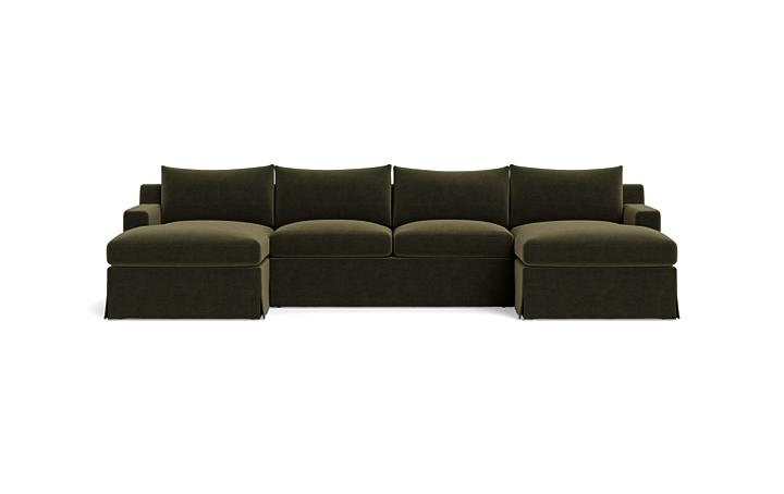 Sloan Slipcovered 3-Piece U-Sectional - Image 0