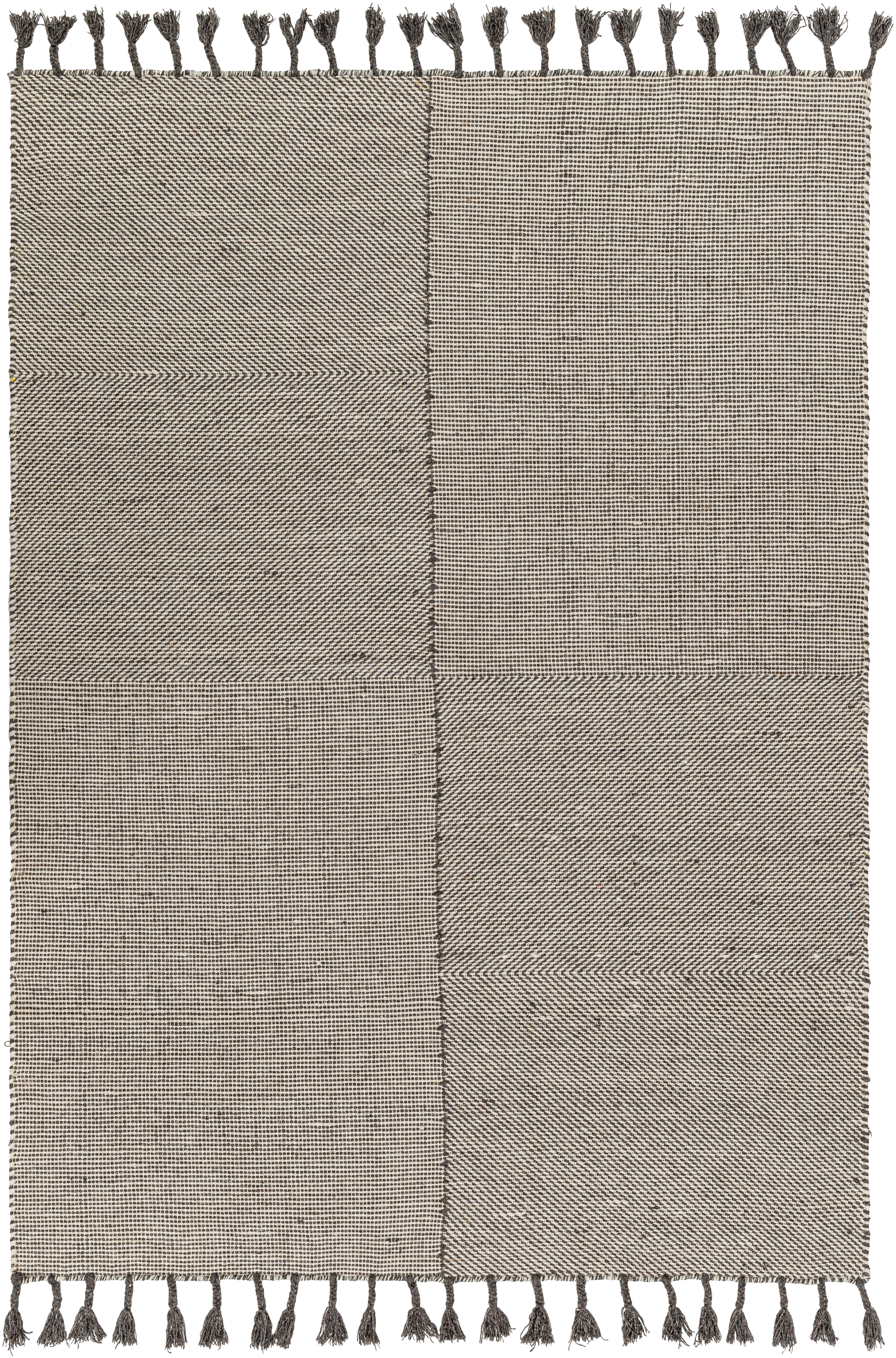 Vivian Beige Indoor 5' x 7'6" Handmade Rug - Image 0