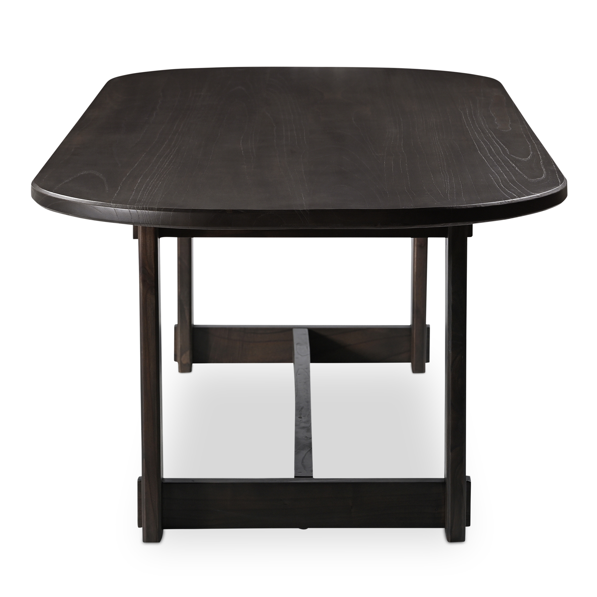 Glenn Oval Dining Table Dark Brown - Image 2