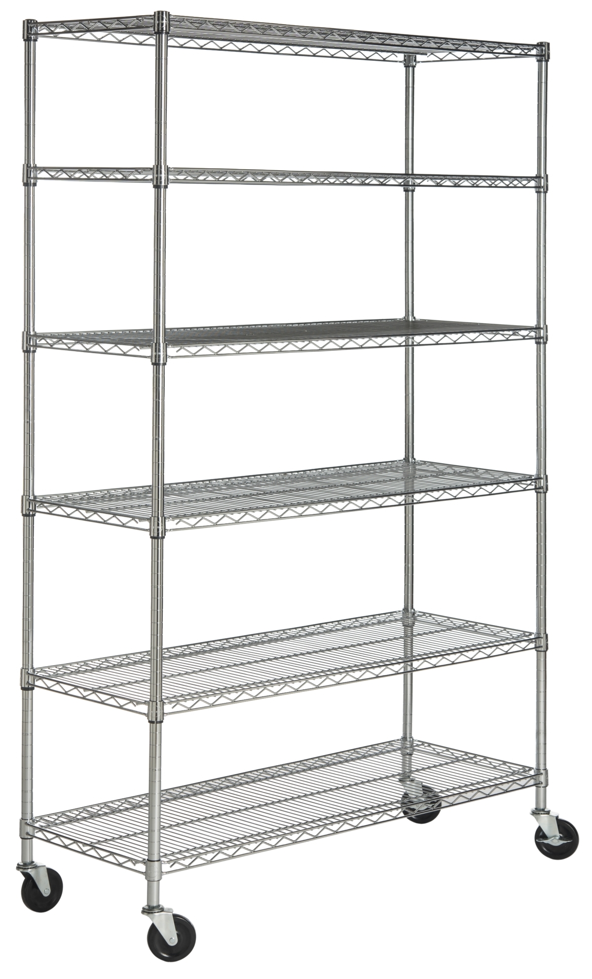 Juliet6 Tier Heavy Duty Shelf - Chrome - Safavieh - Image 2
