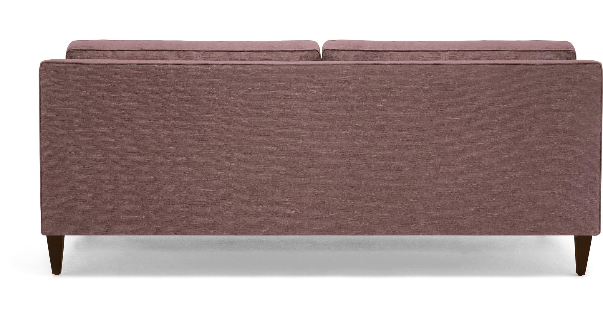 Purple Levi Mid Century Modern Sofa - Marin Mauve - Mocha - Image 4